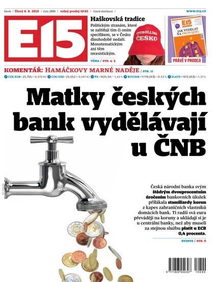 E-magazín E15 - 6.8.2019 - CZECH NEWS CENTER a. s.