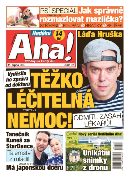 E-magazín Nedělní AHA! - 11.8.2019 - CZECH NEWS CENTER a. s.