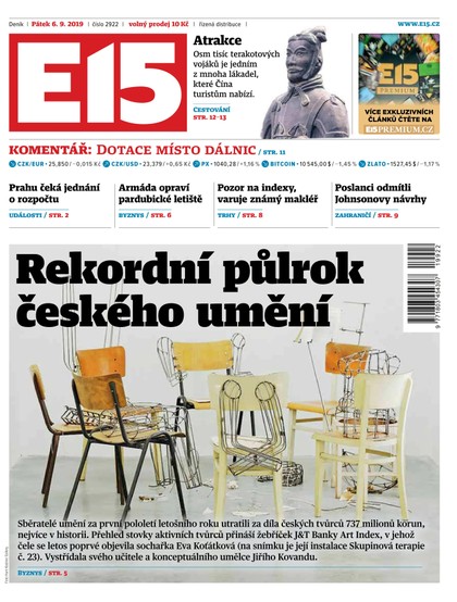 E-magazín E15 - 6.9.2019 - CZECH NEWS CENTER a. s.