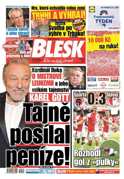 E-magazín Blesk - 23.9.2019 - CZECH NEWS CENTER a. s.