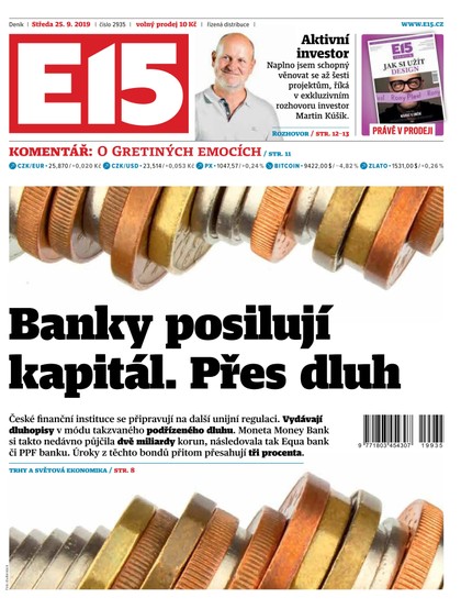 E-magazín E15 - 25.9.2019 - CZECH NEWS CENTER a. s.