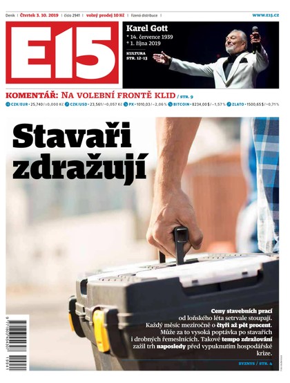 E-magazín E15 - 3.10.2019 - CZECH NEWS CENTER a. s.