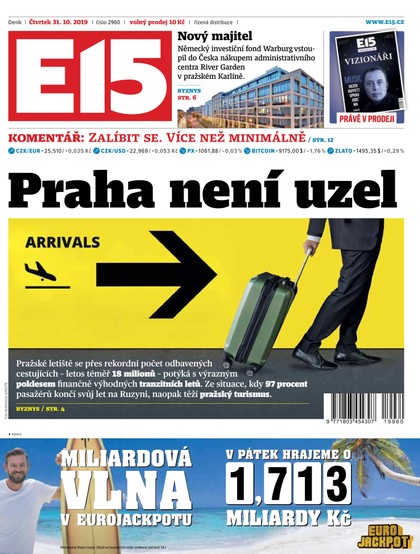 E-magazín E15 - 31.10.2019 - CZECH NEWS CENTER a. s.