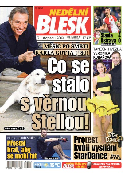 E-magazín Nedělní Blesk - 3.11.2019 - CZECH NEWS CENTER a. s.