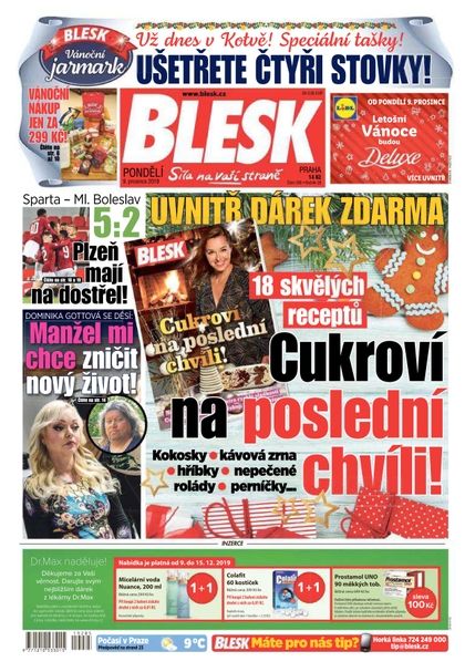 E-magazín Blesk - 9.12.2019 - CZECH NEWS CENTER a. s.