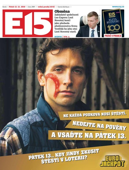 E-magazín E15 - 13.12.2019 - CZECH NEWS CENTER a. s.