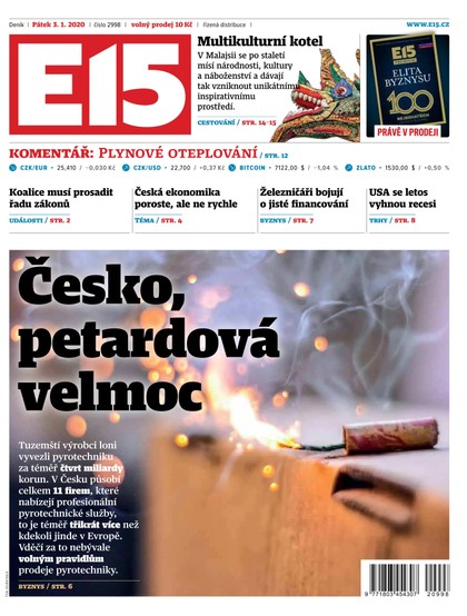 E-magazín E15 - 3.1.2020 - CZECH NEWS CENTER a. s.