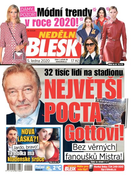 E-magazín Nedělní Blesk - 5.1.2019 - CZECH NEWS CENTER a. s.