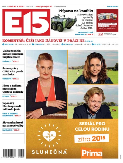 E-magazín E15 - 10.1.2020 - CZECH NEWS CENTER a. s.