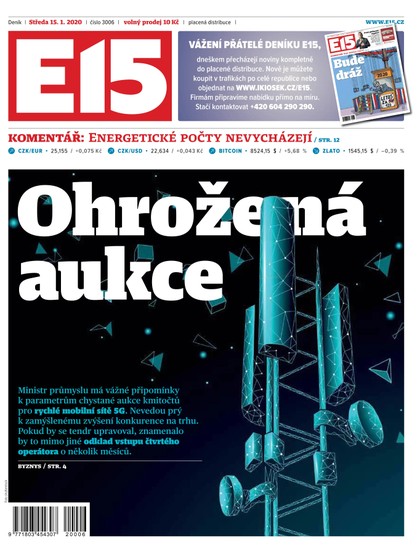 E-magazín E15 - 15.1.2020 - CZECH NEWS CENTER a. s.