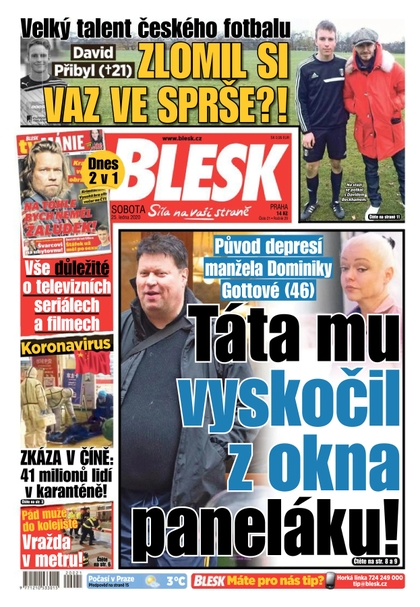E-magazín Blesk - 25.1.2020 - CZECH NEWS CENTER a. s.