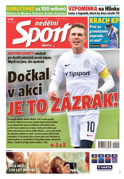 E-magazín Nedělní Sport - 26.1.2020 - CZECH NEWS CENTER a. s.