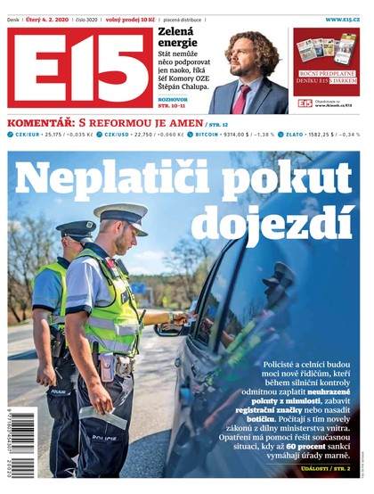 E-magazín E15 - 4.2.2020 - CZECH NEWS CENTER a. s.