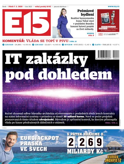 E-magazín E15 - 7.2.2020 - CZECH NEWS CENTER a. s.