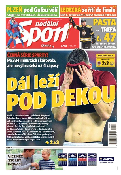 E-magazín Nedělní Sport - 1.3.2020 - CZECH NEWS CENTER a. s.