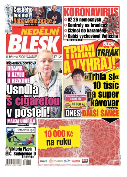 E-magazín Nedělní Blesk - 8.3.2020 - CZECH NEWS CENTER a. s.