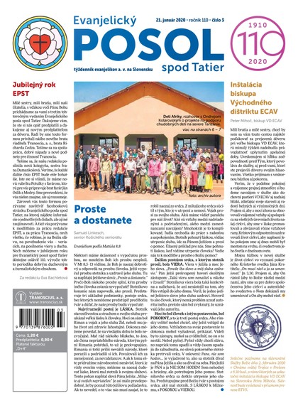 E-magazín Evanjelický POSOL spod Tatier 3-2020 - TRANOSCIUS a.s.