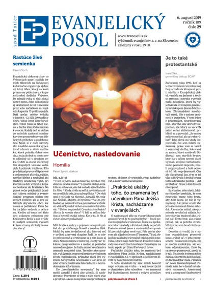 E-magazín Evanjelický POSOL spod Tatier 29/2019 - TRANOSCIUS a.s.