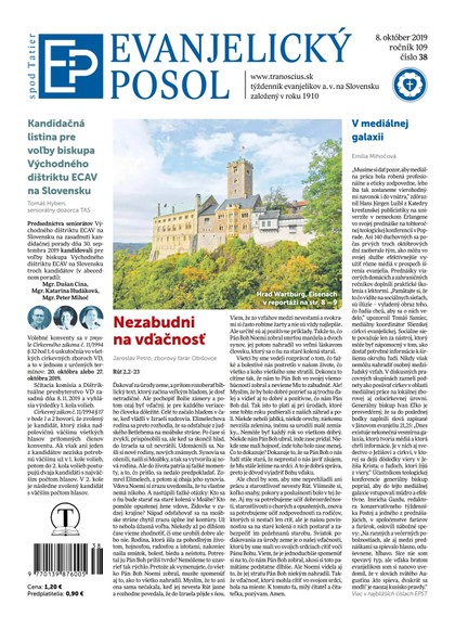 E-magazín Evanjelický POSOL spod Tatier 38/2019 - TRANOSCIUS a.s.