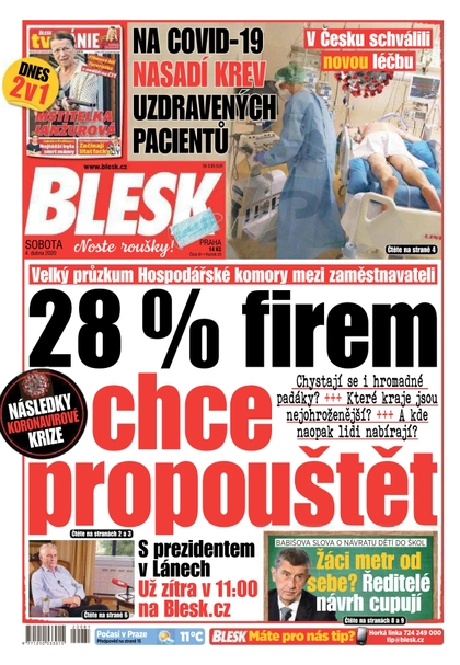 E-magazín Blesk - 4.4.2020 - CZECH NEWS CENTER a. s.