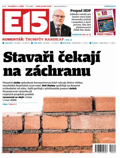 E-magazín E15 - 6.4.2020 - CZECH NEWS CENTER a. s.