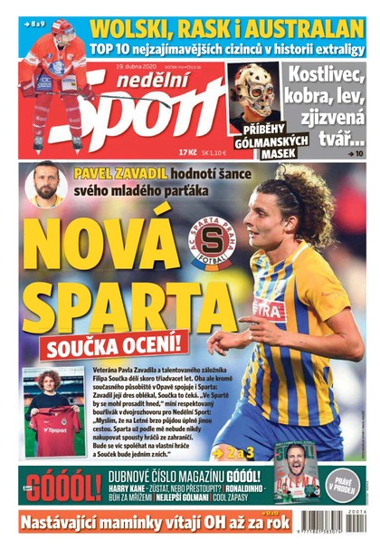 E-magazín Nedělní Sport - 19.4.2020 - CZECH NEWS CENTER a. s.