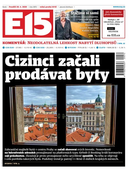 E-magazín E15 - 20.4.2020 - CZECH NEWS CENTER a. s.