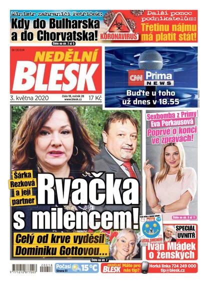 E-magazín Nedělní Blesk - 3.5.2020 - CZECH NEWS CENTER a. s.