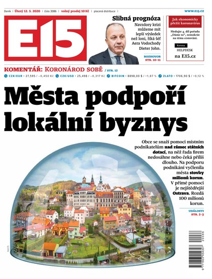 E-magazín E15 - 12.5.2020 - CZECH NEWS CENTER a. s.