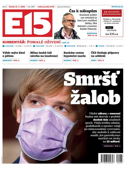 E-magazín E15 - 13.5.2020 - CZECH NEWS CENTER a. s.