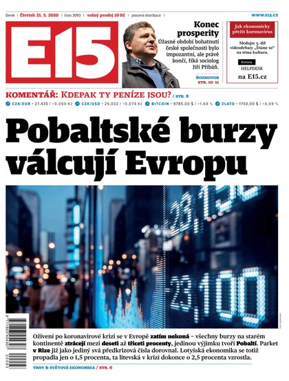 E-magazín E15 - 21.5.2020 - CZECH NEWS CENTER a. s.