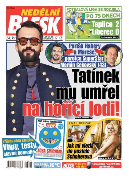 E-magazín Nedělní Blesk - 24.5.2020 - CZECH NEWS CENTER a. s.