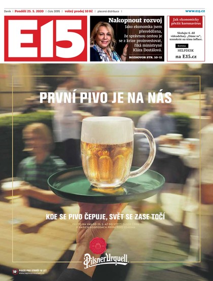 E-magazín E15 - 25.5.2020 - CZECH NEWS CENTER a. s.