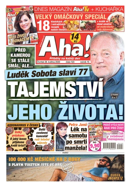 E-magazín AHA! - 28.5.2020 - CZECH NEWS CENTER a. s.