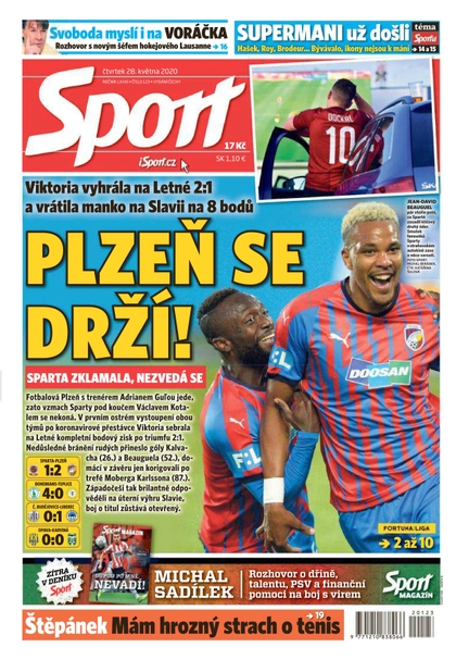 E-magazín Sport - 28.5.2020 - CZECH NEWS CENTER a. s.