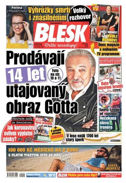 E-magazín Blesk - 29.5.2020 - CZECH NEWS CENTER a. s.