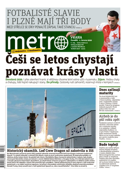 E-magazín METRO - 1.6.2020 - MAFRA, a.s.