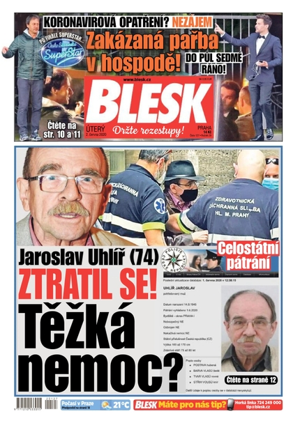 E-magazín Blesk - 2.6.2020 - CZECH NEWS CENTER a. s.