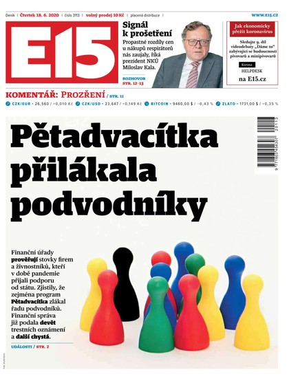 E-magazín E15 - 18.6.2020 - CZECH NEWS CENTER a. s.