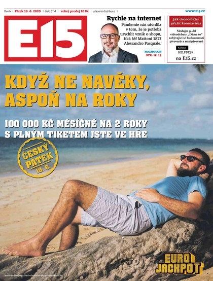 E-magazín E15 - 19.6.2020 - CZECH NEWS CENTER a. s.