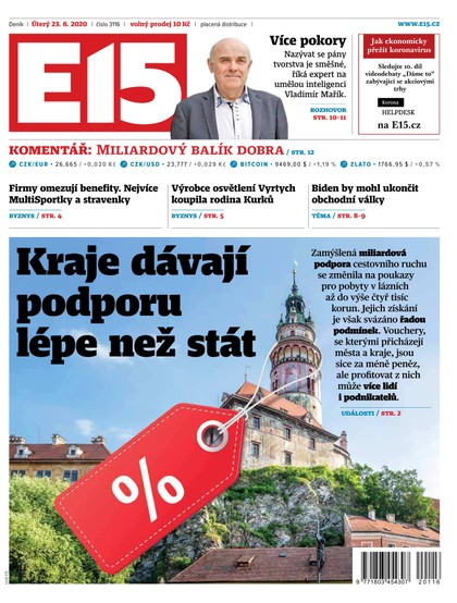 E-magazín E15 - 23.6.2020 - CZECH NEWS CENTER a. s.