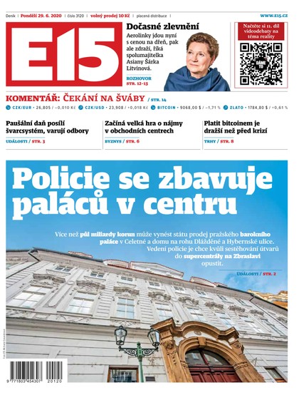 E-magazín E15 - 29.6.2020 - CZECH NEWS CENTER a. s.