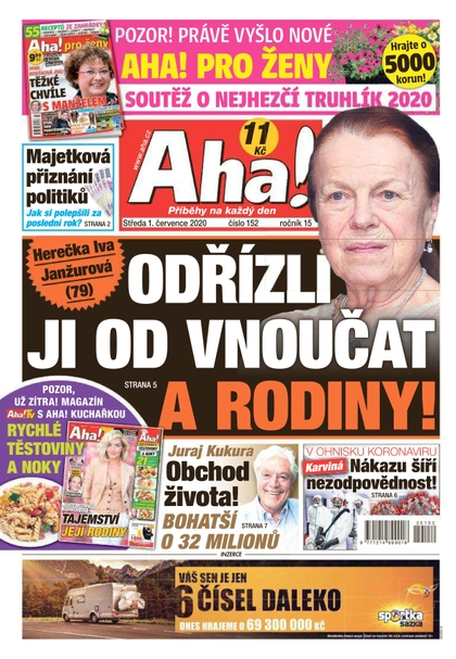 E-magazín AHA! - 1.7.2020 - CZECH NEWS CENTER a. s.