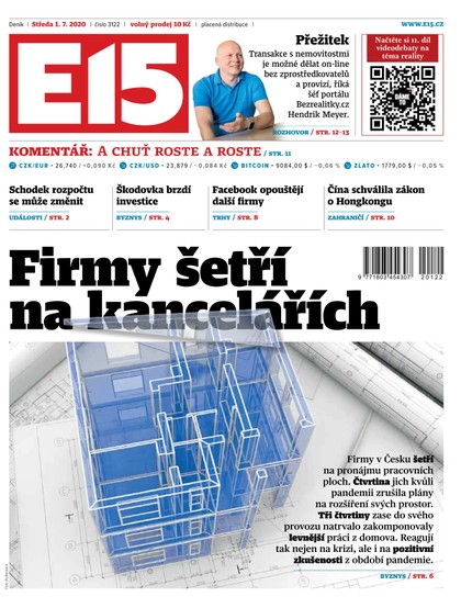 E-magazín E15 - 1.7.2020 - CZECH NEWS CENTER a. s.