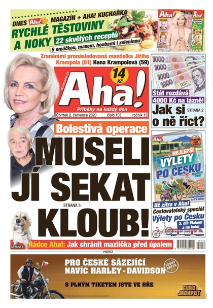 E-magazín AHA! - 2.7.2020 - CZECH NEWS CENTER a. s.
