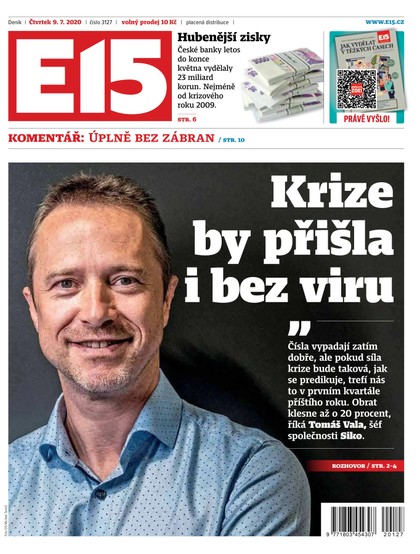 E-magazín E15 - 9.7.2020 - CZECH NEWS CENTER a. s.