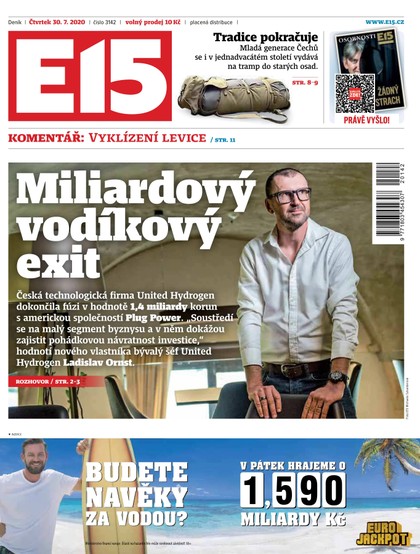 E-magazín E15 - 30.7.2020 - CZECH NEWS CENTER a. s.