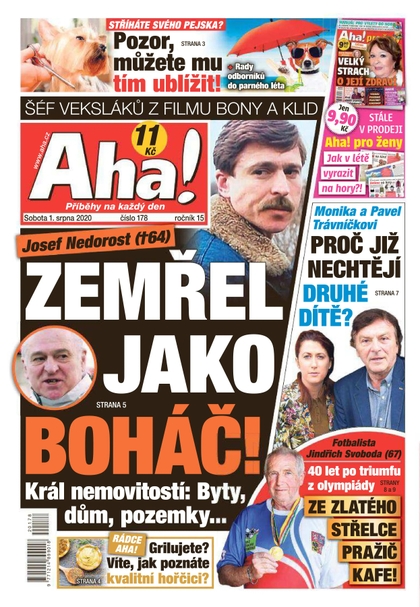 E-magazín AHA! - 1.8.2020 - CZECH NEWS CENTER a. s.