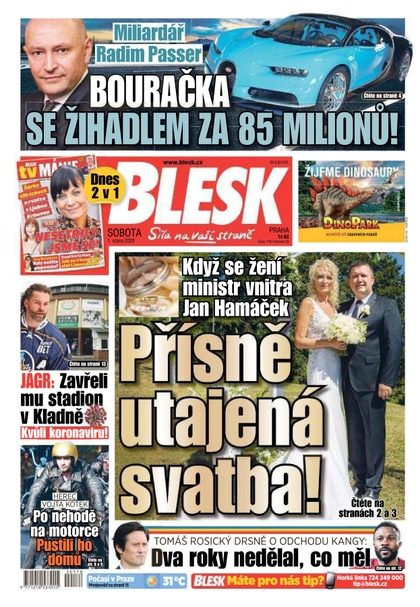 E-magazín Blesk - 1.8.2020 - CZECH NEWS CENTER a. s.