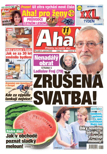 E-magazín AHA! - 3.8.2020 - CZECH NEWS CENTER a. s.